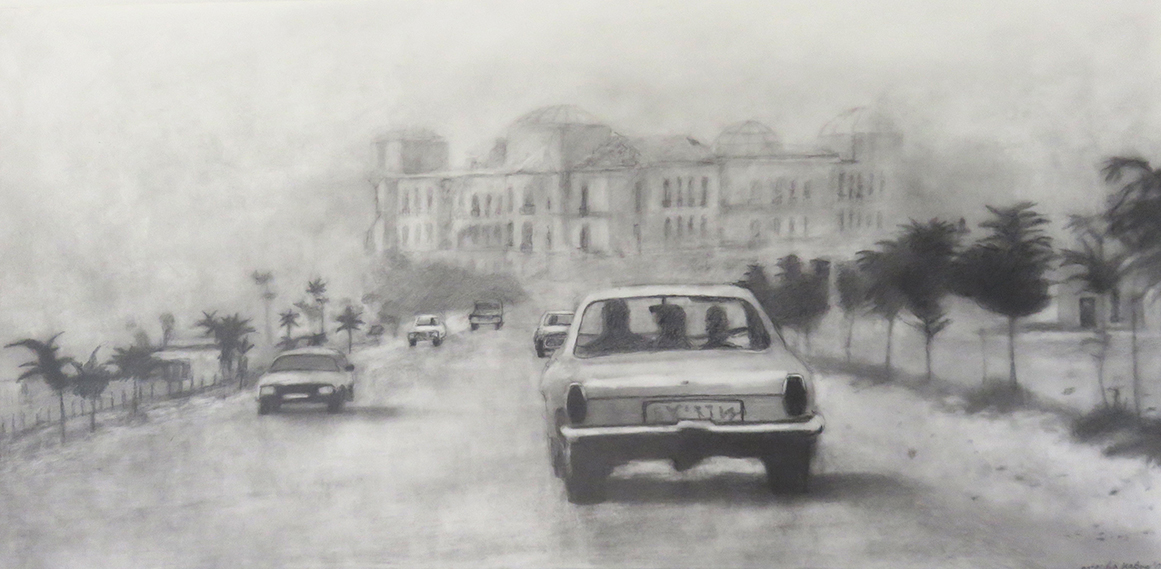 Kabul | 2004 | Bleistift auf Papier | 30 x 60 cm