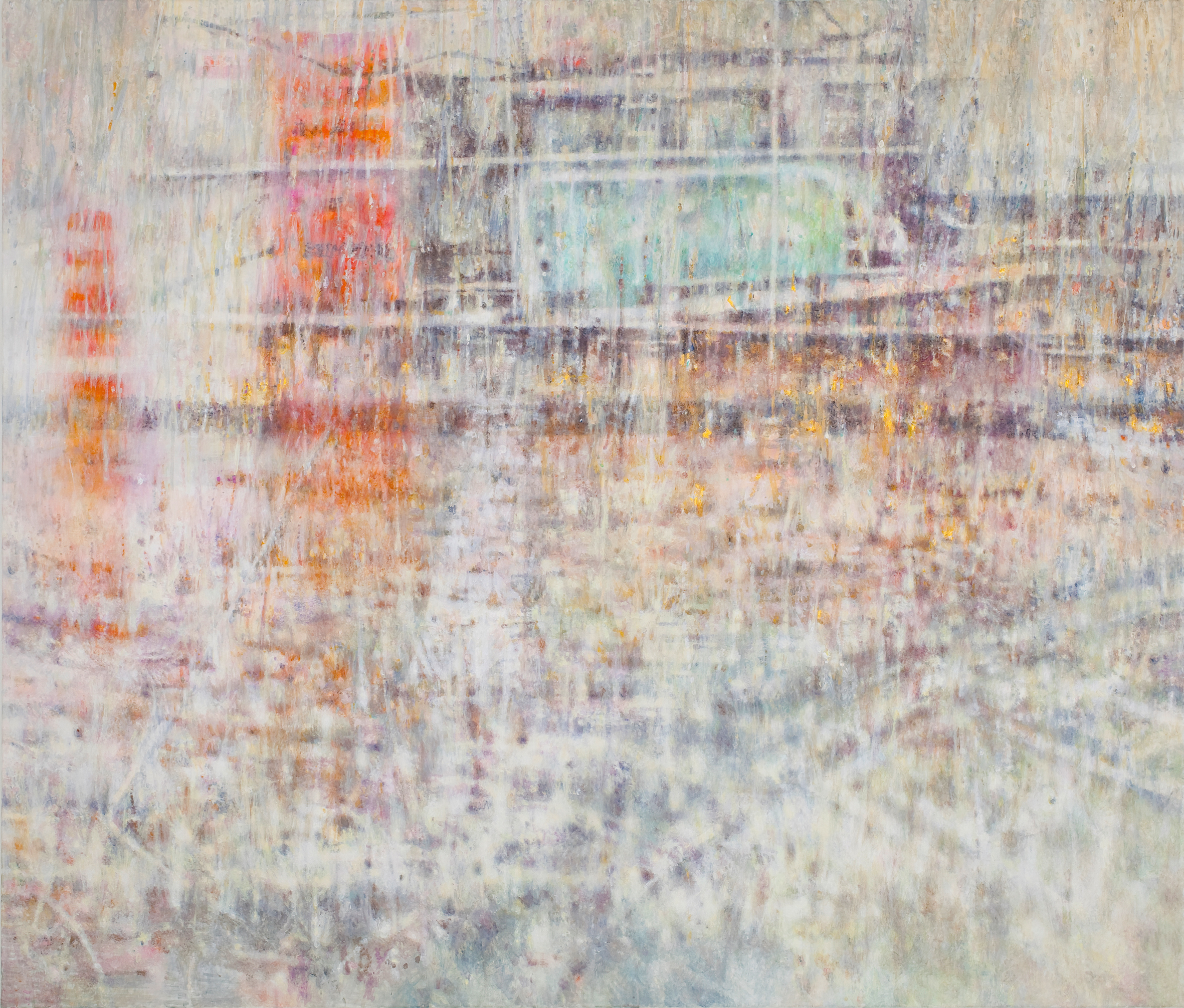 Lot | 170 x 200 cm | Acryl, Aquarell und Blattgold | 2012 | (Ausschnitt)