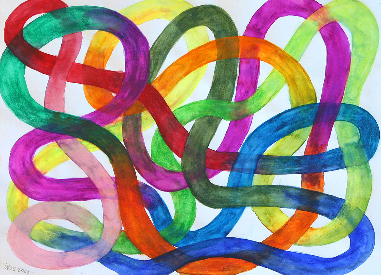 „contact 3 (Ausschnitt)“ | 90 x 180 cm | Öl auf Leinwand | 2007