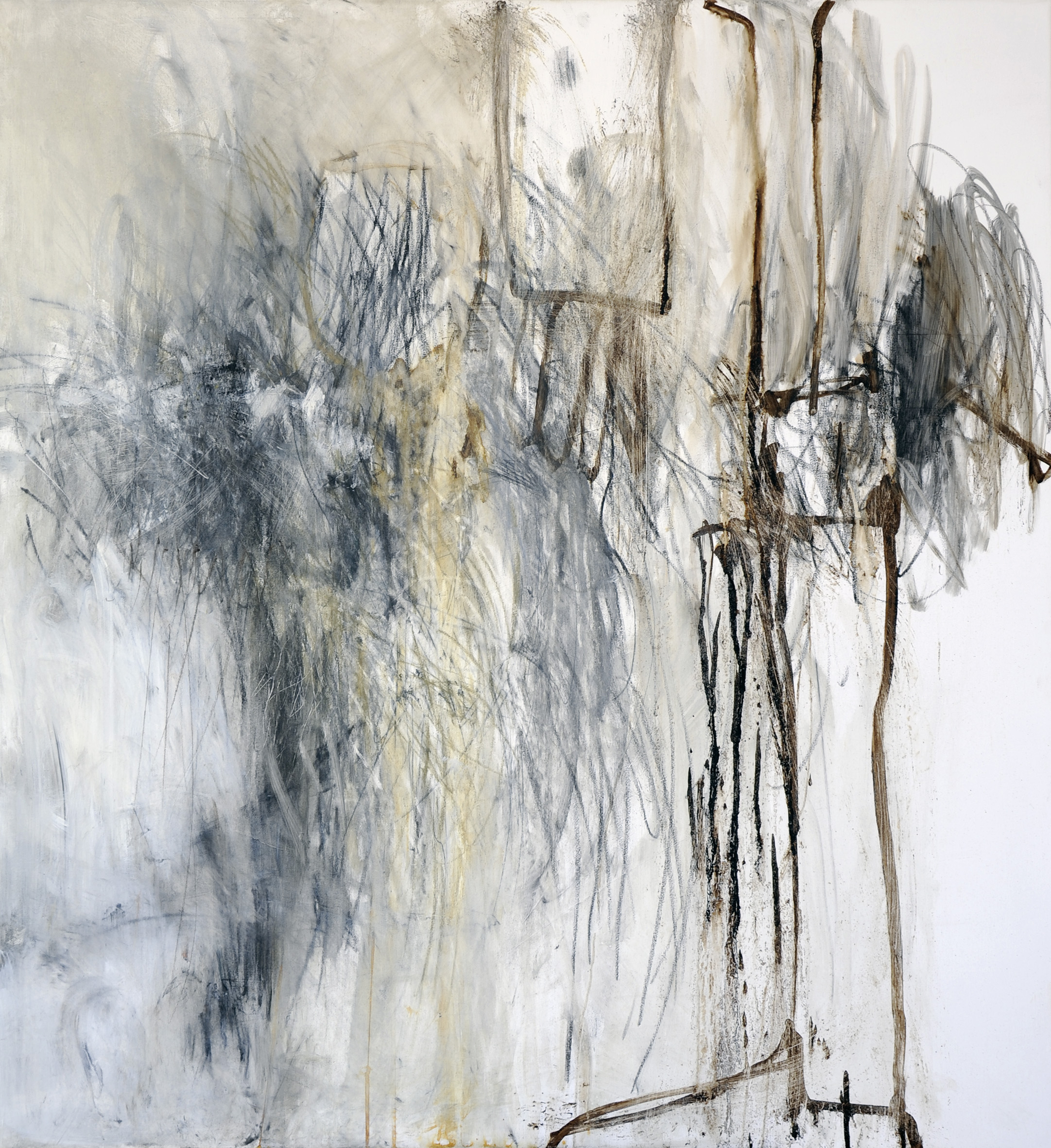 Männerwelt | 110x100 cm | Mischtechnik auf Leinwand | 2010