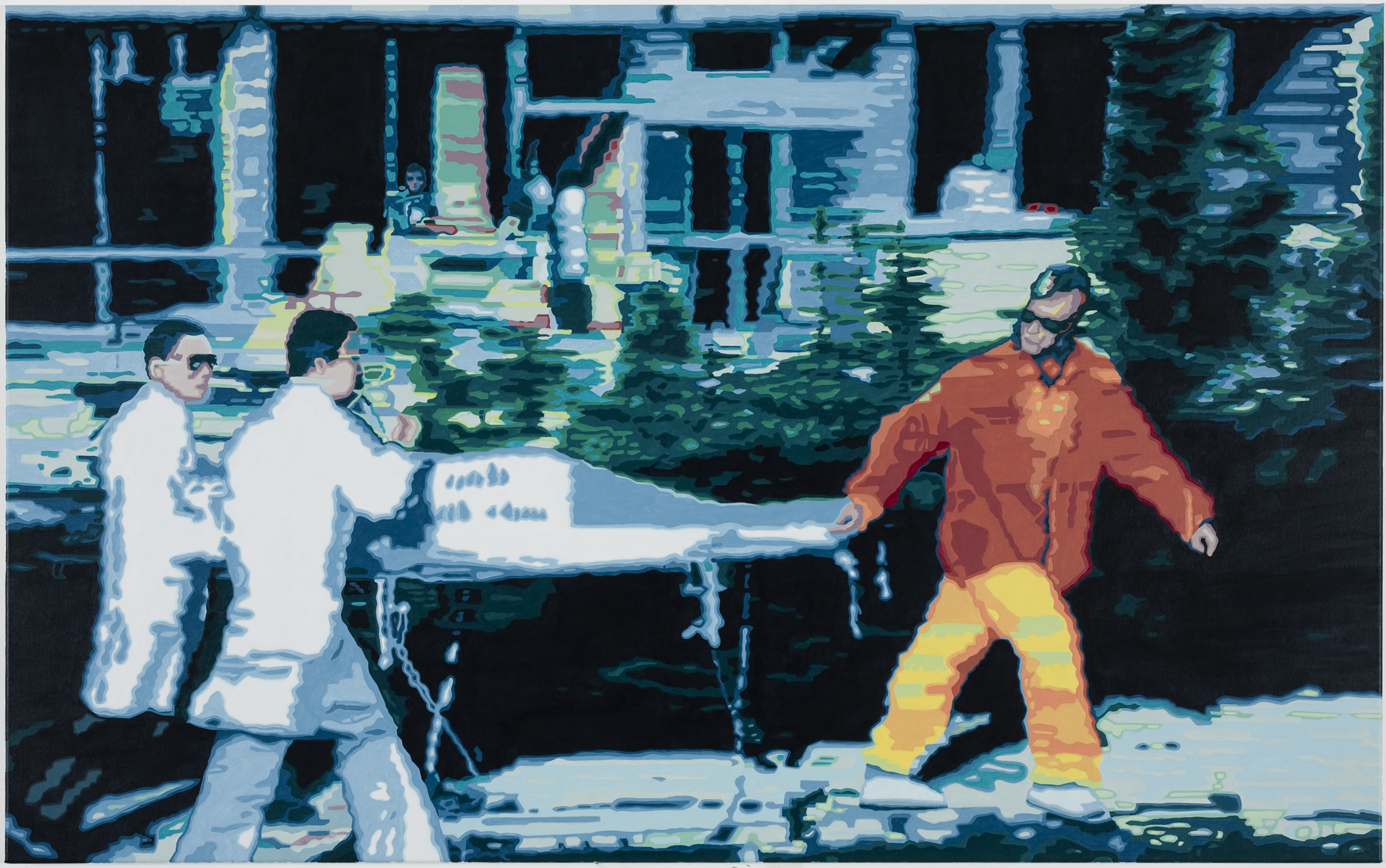 Das letzte Bild | 2009 | Acryl auf Nessel | 100 x 160 cm