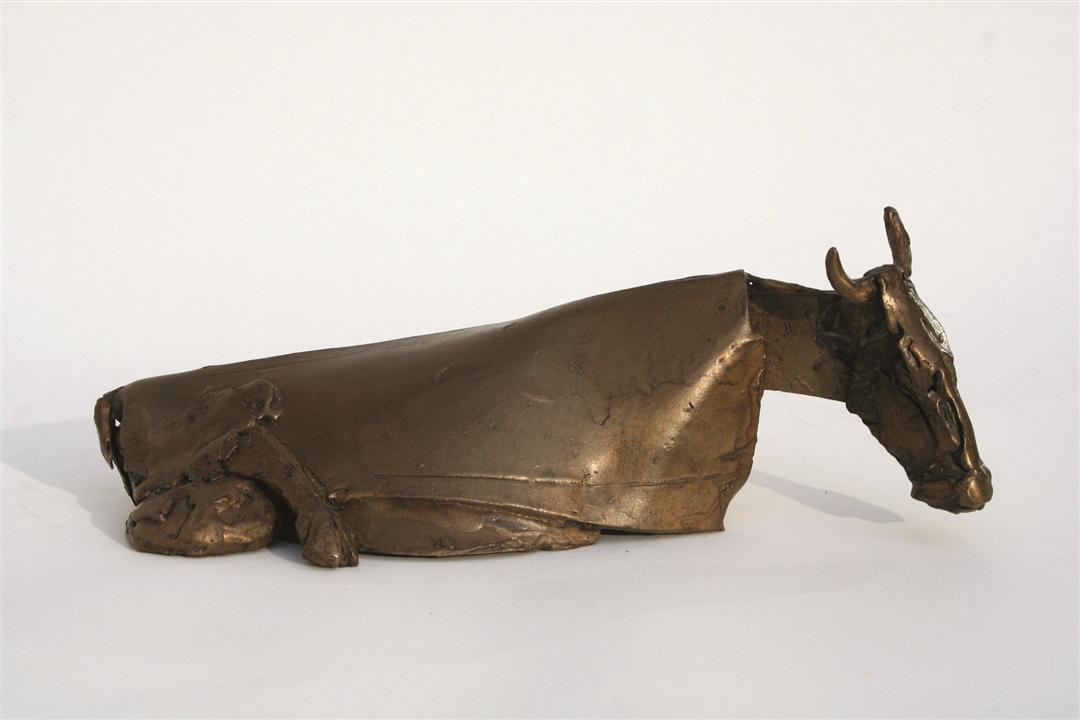 Liegende Kuh | Bronze