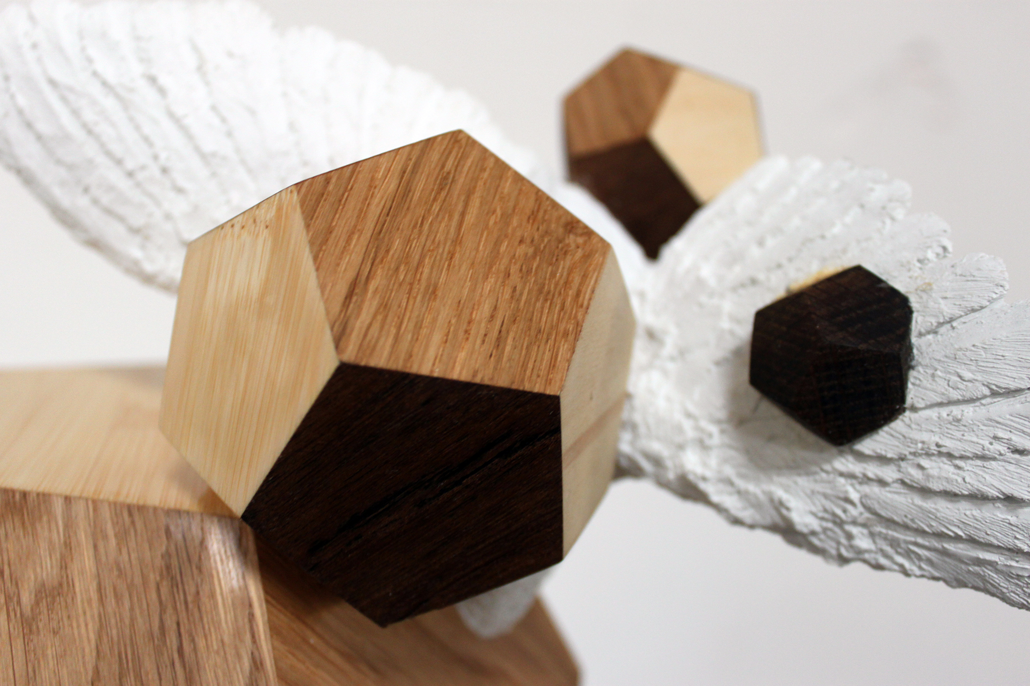 Membran Nektarvogel | 2013 | 20 x 32 x 30 cm | Kunstharz, Holz