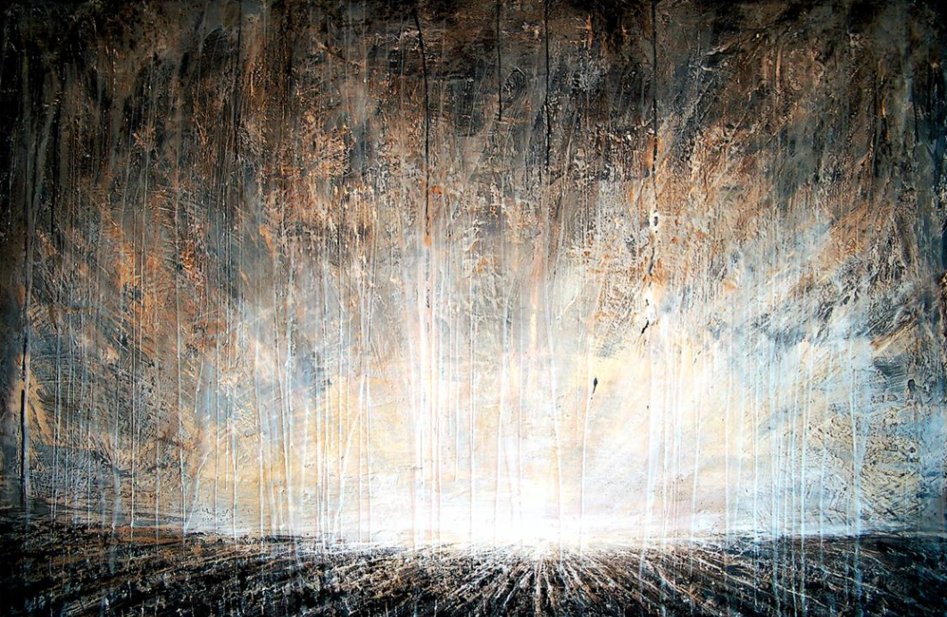 "Luna" | 2005 | Mischtechnik auf Holz | 113 x 163 cm