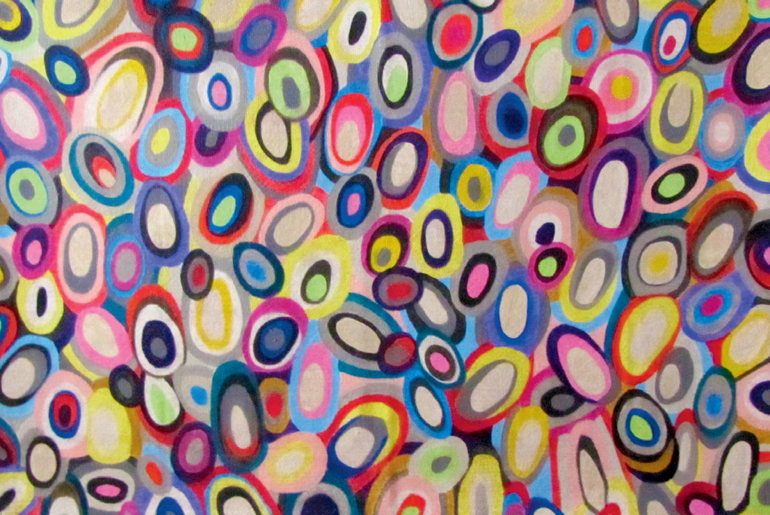 Ohne Titel | 2013 | Acryl auf Teppich | 130 x 197 cm